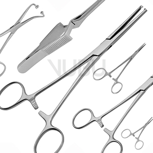 Surgical clamps and forceps