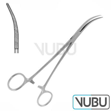 BENGOLEA ARTERY FORCEPS CURVED 20,0CM