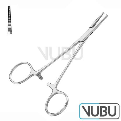 HALSTED-MOSQUITO ARTERY FORCEPS 1X2 TEETH STRAIGHT 12,5CM