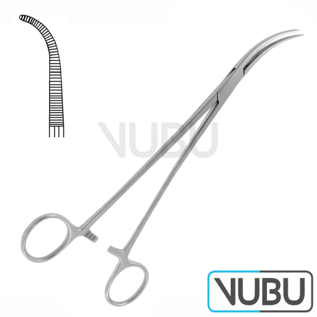 HEISS ARTERY FORCEPS STRONG CURVED 20,0CM