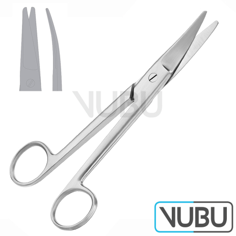 MAYO-NOBLE OPERATING SCISSORS CURVED BL-BL 17,0CM