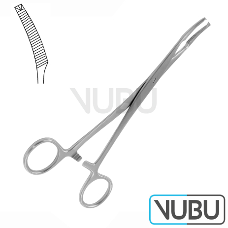 MIKULICZ PERITONEUM CLAMP FORCEPS STRONG 20,5CM