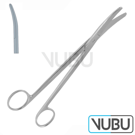 SIMS GYNECOLOGICAL SCISSORS CURVED BL-BL 23,0CM