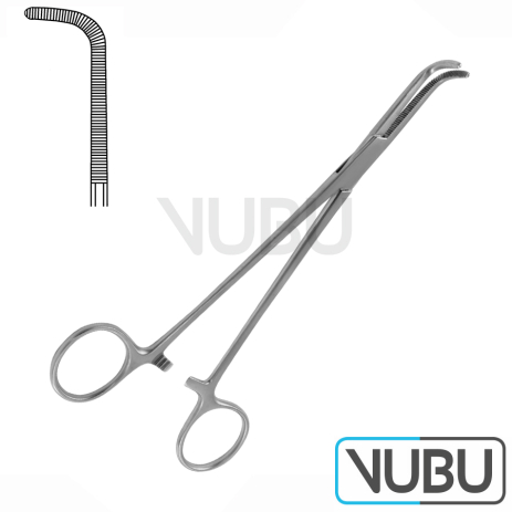 WIKSTROEM DISSECTING AND LIGATURE FORCEPS CURVED 19,0CM
