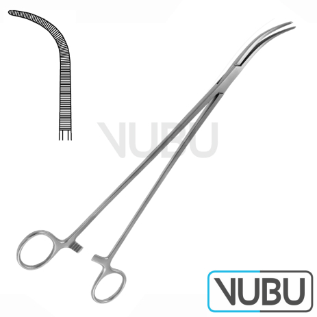 ZENKER DISSECTING FORCEPS STRONG CURVED 29,5CM