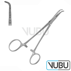 GEMINI DISSECTING AND LIGATURE FORCEPS CURVED 22,0CM