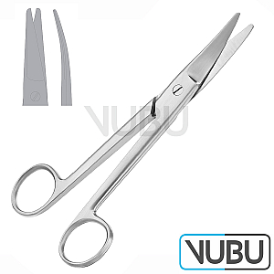 MAYO-NOBLE OPERATING SCISSORS CURVED BL-BL 17,0CM
