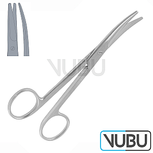 MAYO OPERATING SCISSORS CURVED BL-BL 17,0CM