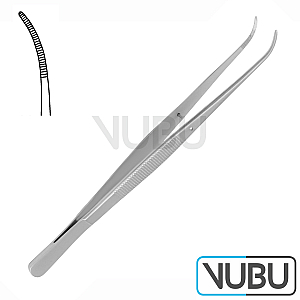 POTTS-SMITH DRESSING FORCEPS CURVED 18,0CM