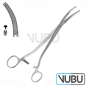 WERTHEIM CLAMP FORCEPS EXTRA STRONG 24,0CM